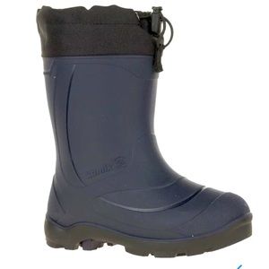 Kamik Kids Snobuster Boots, Navy, Big Kids size 6